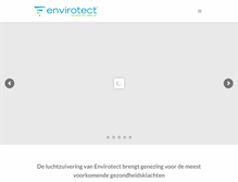 Tablet Screenshot of envirotect.be